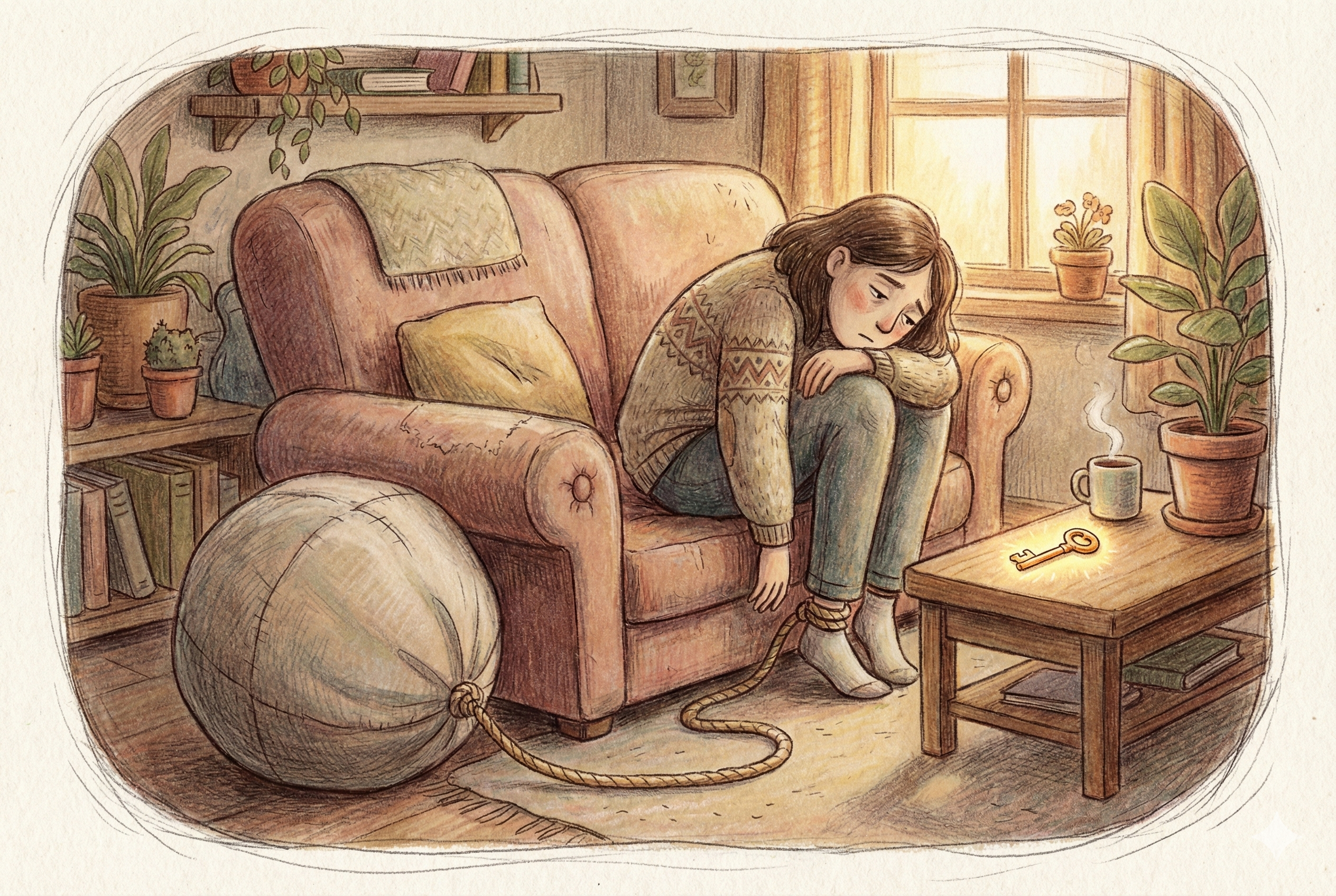 体が鉛のように重くて動かないひきこもりの人