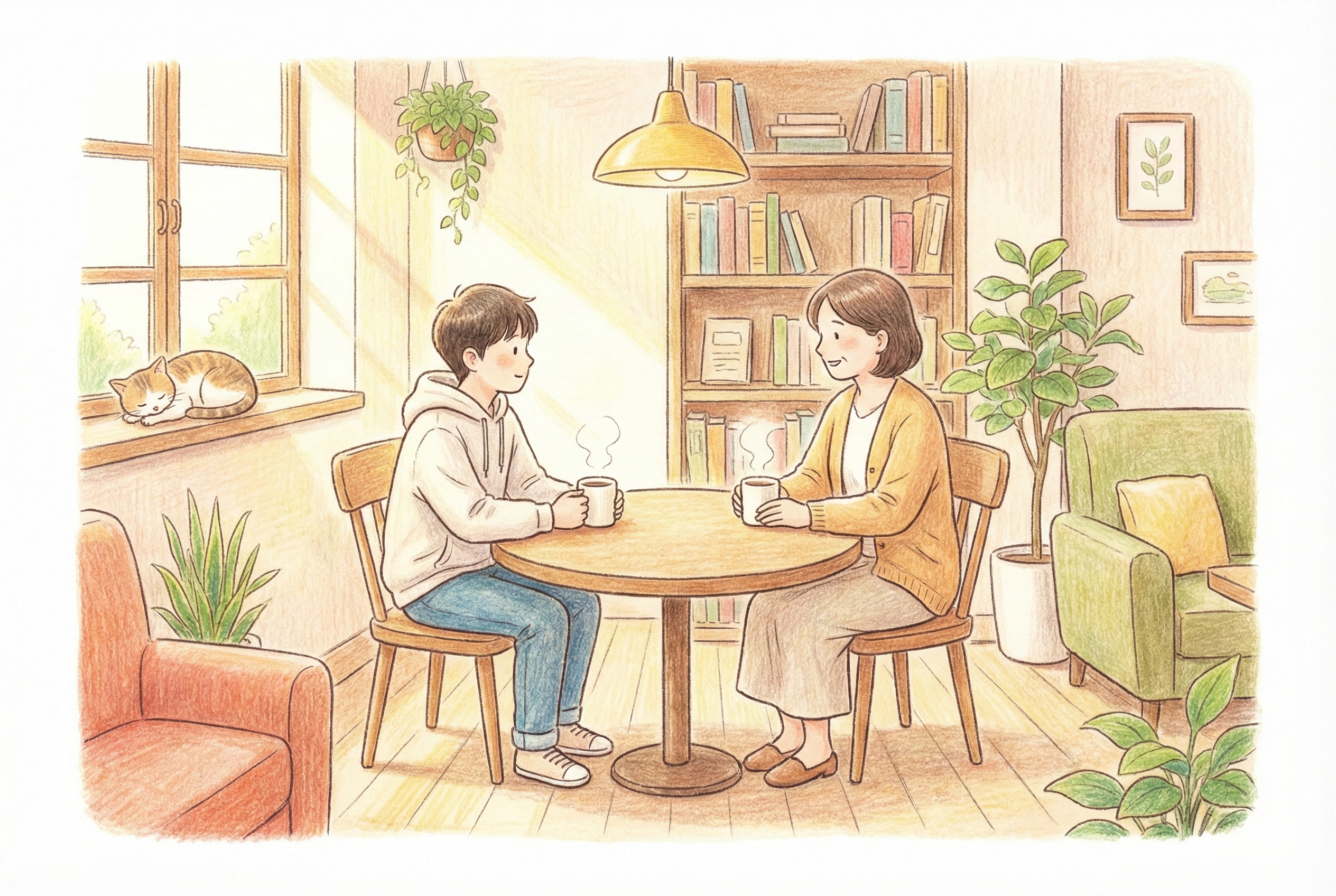 就職活動について相談している発達障害者